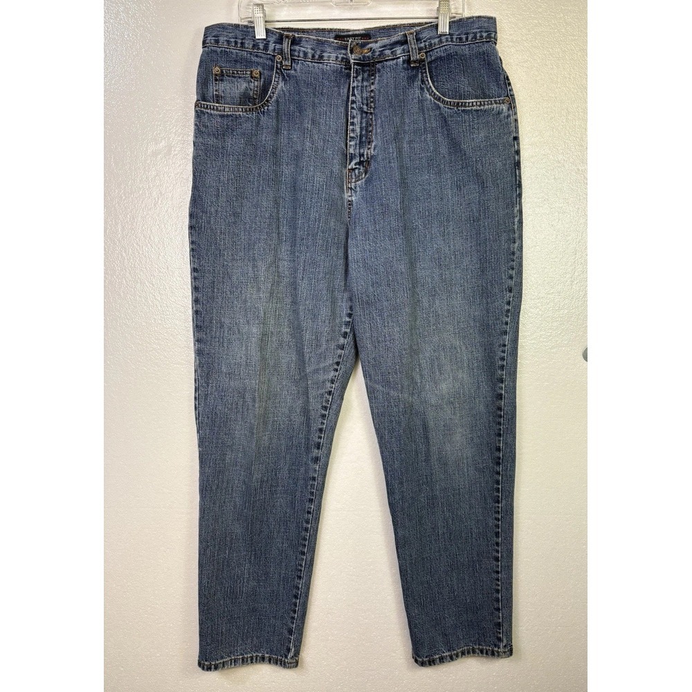 Bill Blass Jeans Easy fit  Womens 18‎ Plus Blue Denim Straight leg High rise